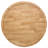 Maple Brown Round Solid Wood Coffee Table