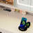 41.3" Makeup Vanity with Sliding Mirror, LED Lighting & Stool