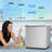 COWSAR 1.4 Cubic Feet Portable Freestanding Mini Fridge With Freezer, Reversible Door-99693158