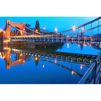 Grunwald Bridge Wroclaw - Wrapped Canvas Print