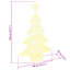 vidaXL Christmas Tree with 240 LEDs Acrylic-112224612-112224615