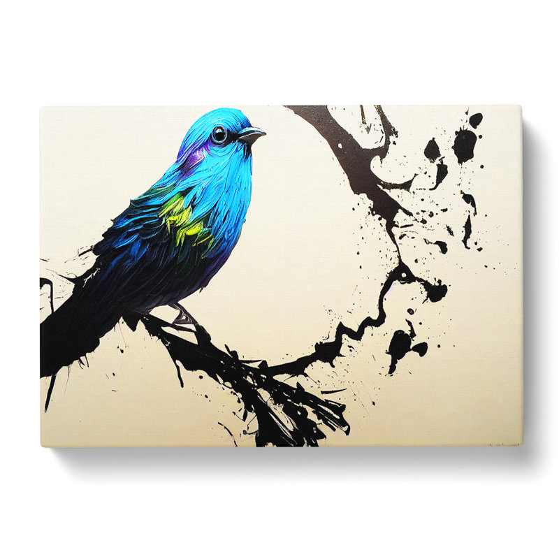 Awesome Bird - Wrapped Canvas Painting, 50cm H x 76cm W x 3cm D