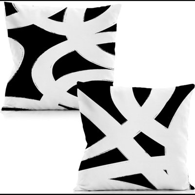 Black And White Pillow Covers