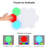 Corrigan Studio 40 Block Smart LED Hexagonal Light Panel Touch Sensitive Magnetic Wall Mount DIY