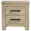 Table de chevet 2 tiroirs