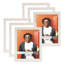 Ensemble de 2 cadres à photo simples en bois 3 po x 5 po noirs-70853715-70853711
