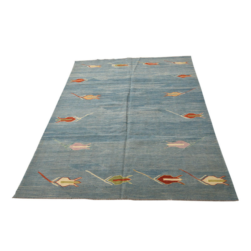Tapis bleu clair Ousley