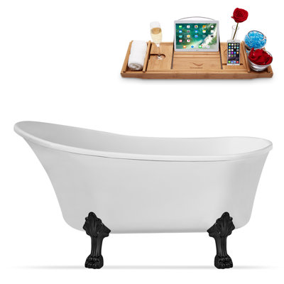 1600.2mm x 718.8mm Soaking Acrylic Bathtub