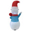 LED Lighted Inflatable Polar Bear Outdoor Christmas Decoration - 8.25'