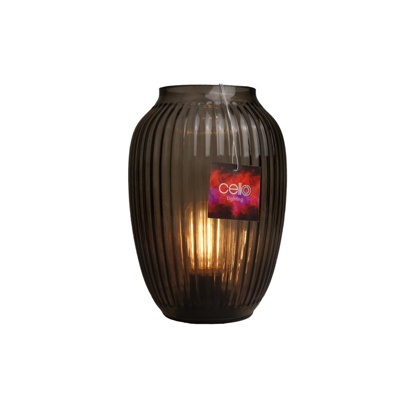 Glass Novelty Lamp, Brown