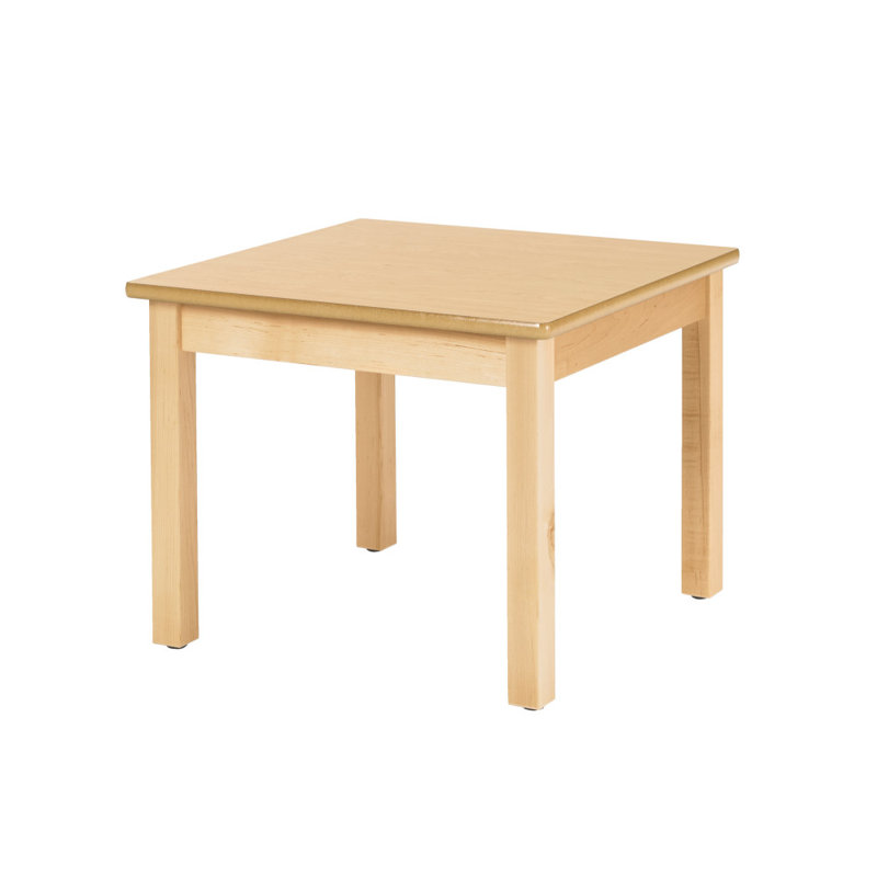 Table d'écriture carrée en bois
