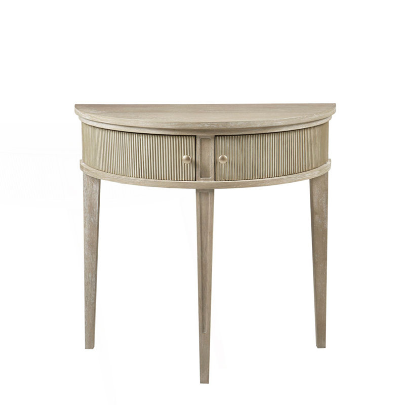 Petite console de rangement, table de couloir, Gris