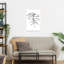 Art mural moderne abstrait japonais-129091696