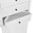 Triangle Tall Cabinet With 3 Drawers And Adjustable Shelves For Bathroom, Kitchen Or Living Room-229056539