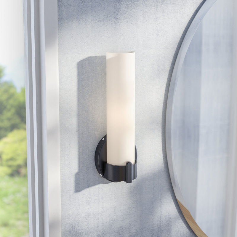 Deca LED Flush Mounted Sconce, Aged Bronze