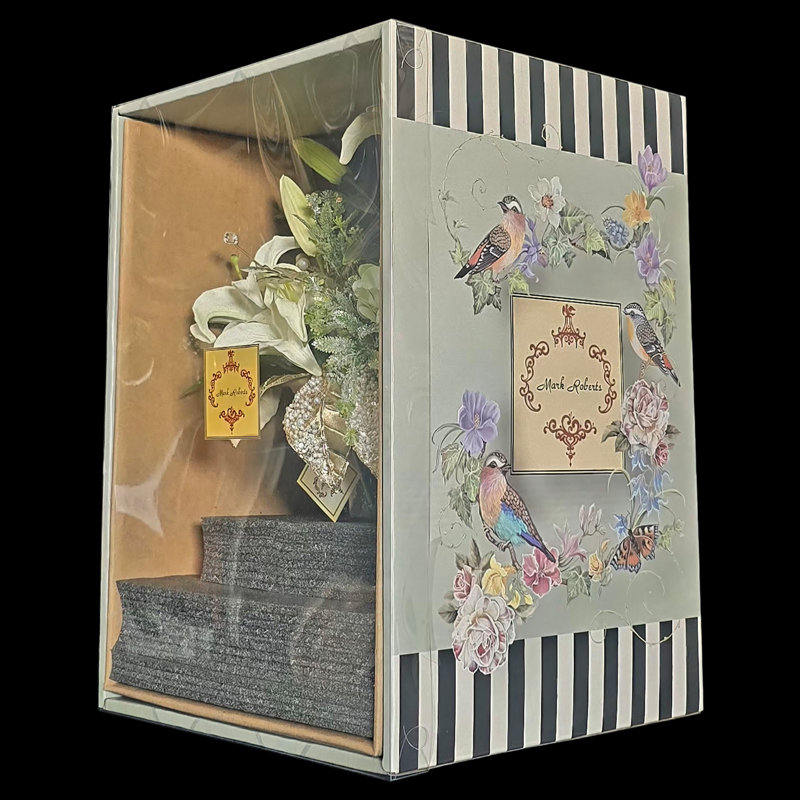 Lily Hydrangea Christmas Vase - 18.5 Inches