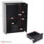 Tayce 4 Piece Bedroom Set (1 Drawer Bedside Chest X2, 4 Drawer Chest, 3 Door 2 Drawer Mirrored Wardrobe)-963514585