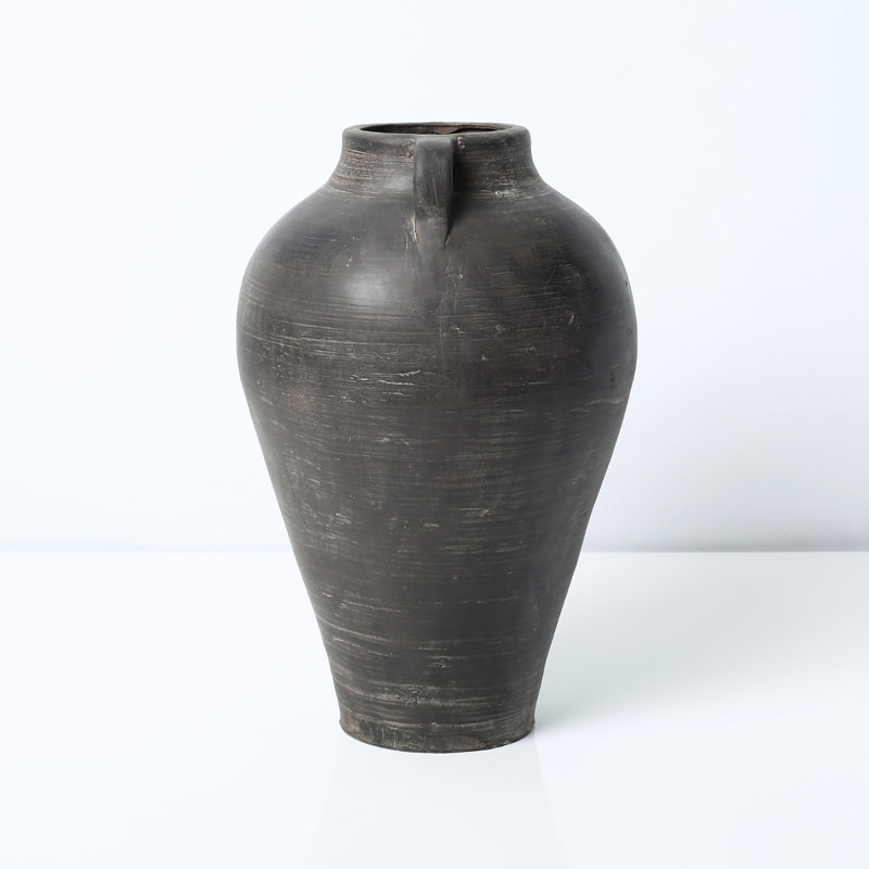 Brenette Clay Table Vase, 13.8" H x 9" W x 9" D