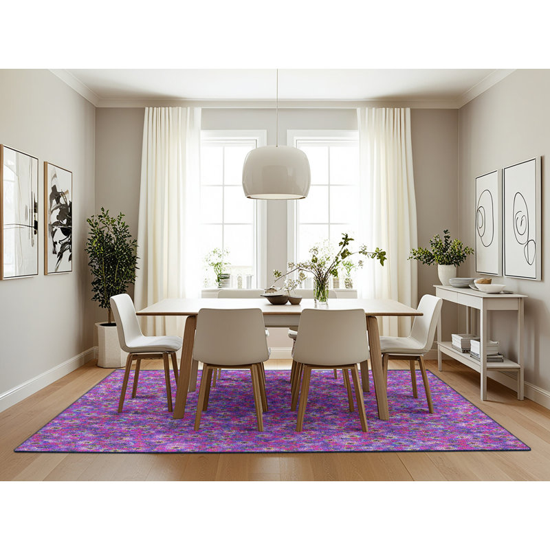 Floral Indoor Rug, Rectangle 7' x 10'