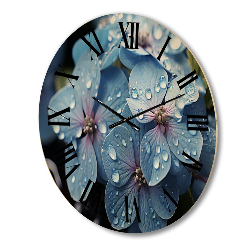 Horloge murale surdimensionnée en bois, Grand
