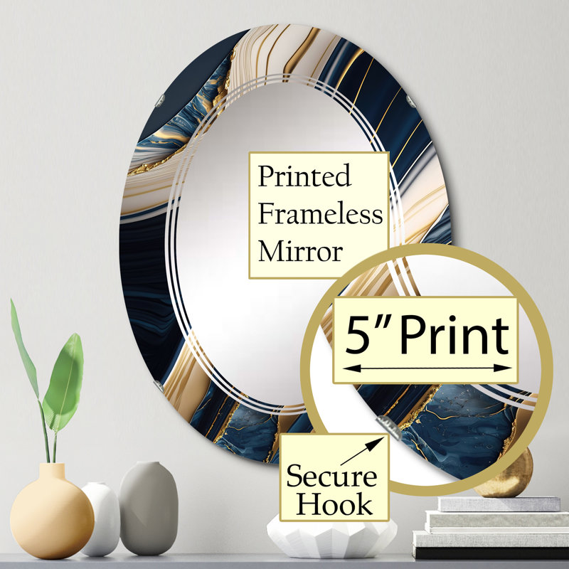 Miroir mural Petrea, 30 po x 20 po