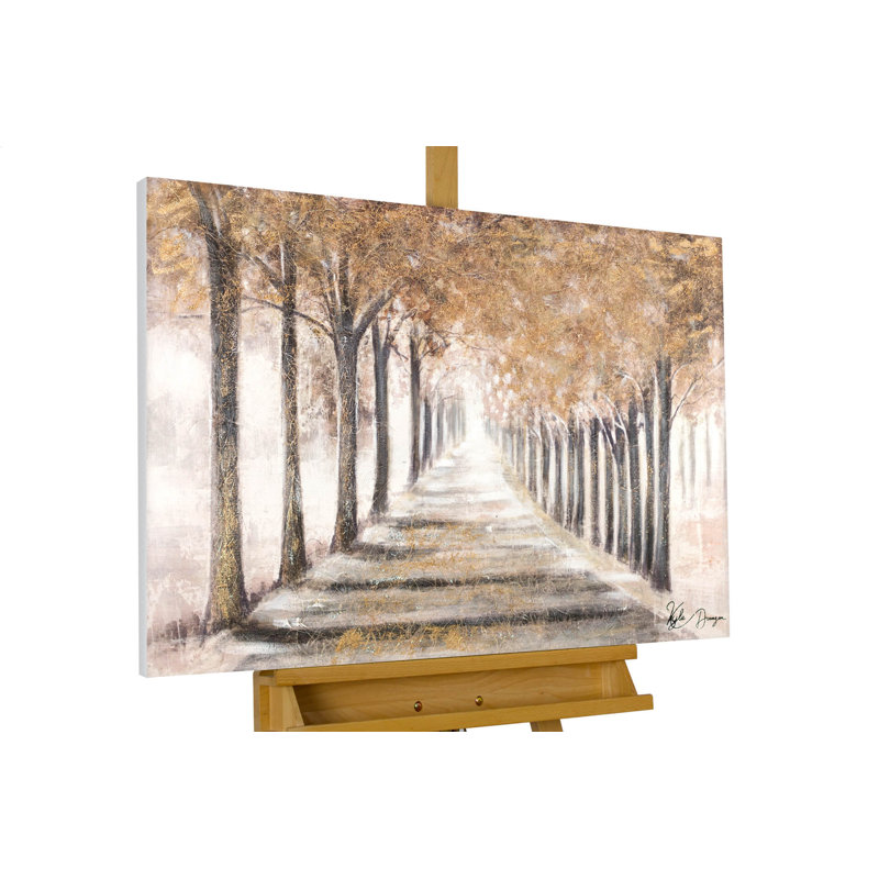 Avenue of Dreams Hand Painted Acrylic Painting
