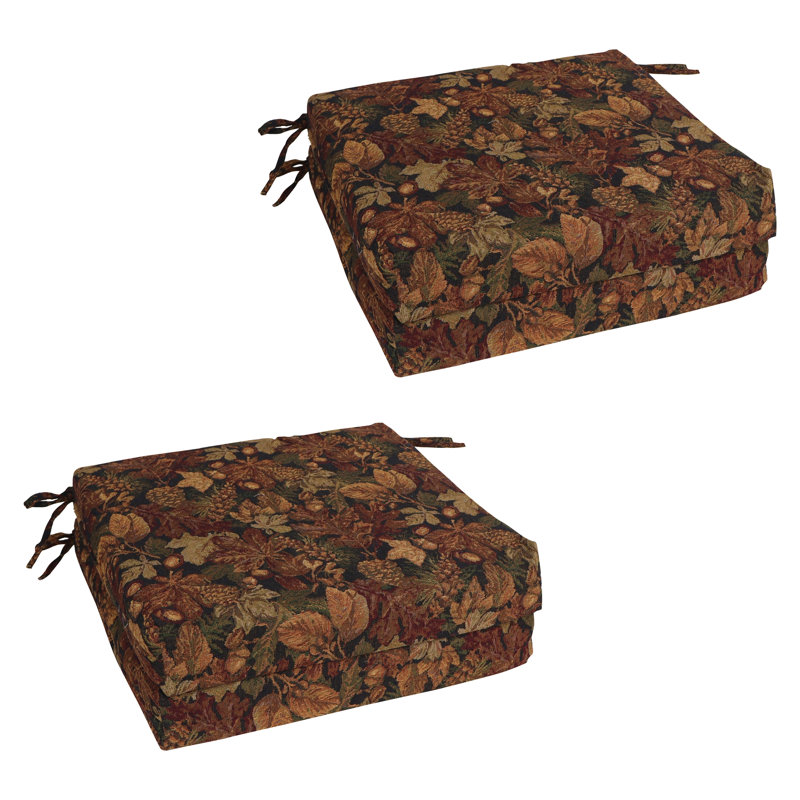 20-Inch By 19-Inch Tapestry Chair Cushions (Set Of 4)
