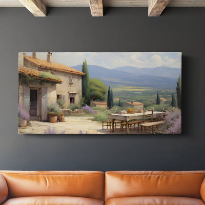Série paysage - DCC XXV - Toile tendue avec châssis - Prêt à être accroché