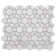 Noble White 9-3/4 in. x 12-1/4 in. x 10 mm Polished Pearl and Marble Mosaic Tile