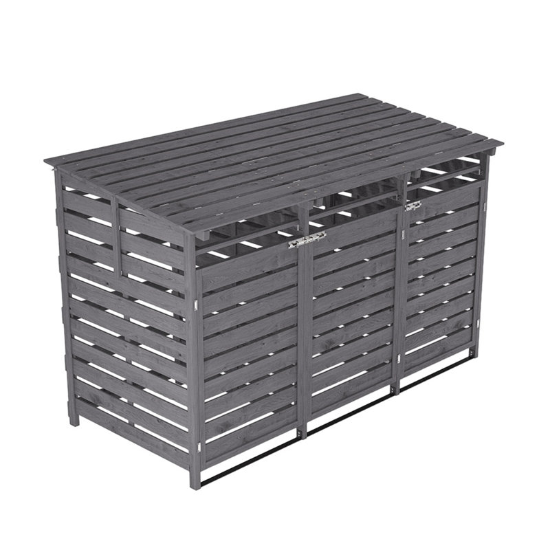 Outdoor Garden Trash Bin Cabinet