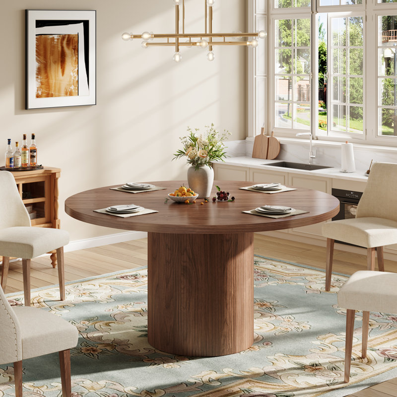 Table de salle à manger Mid-Century, Walnut