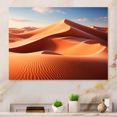 «Desert the Vast Desert II» - Impression sans cadre sur métal