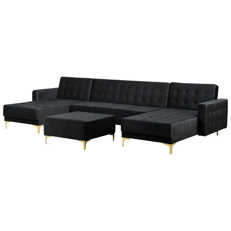 Raheem 5 Seater Sleeper, Black