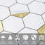 Dosseret à carreaux hexagonaux 10 feuilles