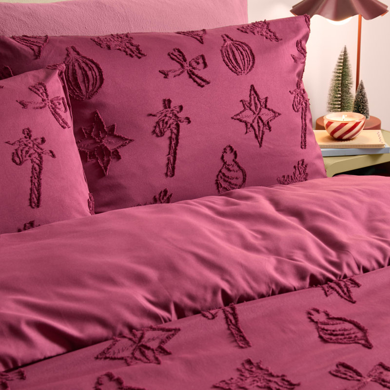 Christmas Tufted Soft Touch Duvet Cover Set