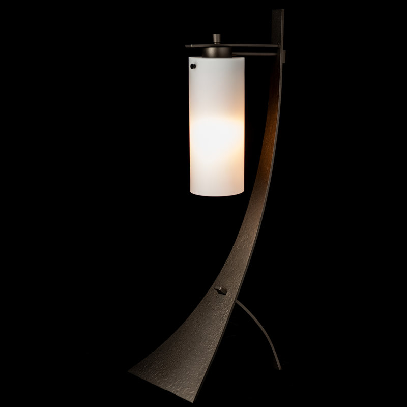 Stasis 28.3" Arched Table Lamp, Oil Rubbed Bronze