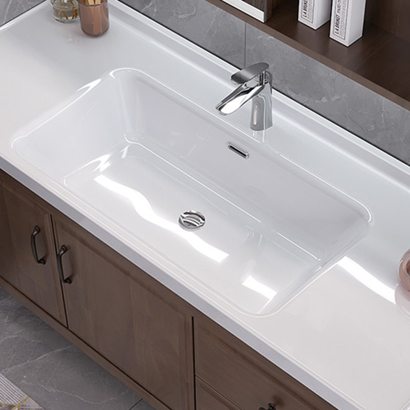 Retro brown vanitie bathroom cabinet