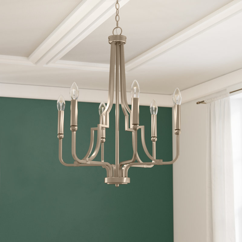Lustree 6 lumières façon bougie/classique Climsland