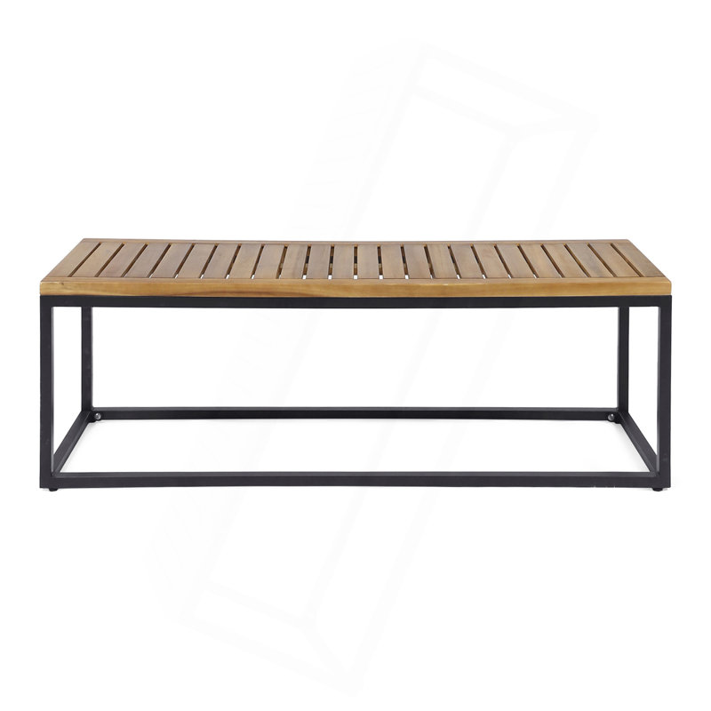 BANC EN BOIS ET MÉTAL JECO INDUSTRIAL