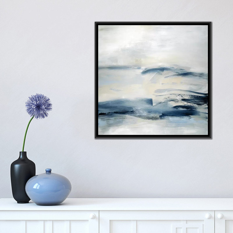 «Adrift», reproduction sur toile, H 18 po x l 18 po x P 1,5 po, Toile encadrée noire, Pas de tapis