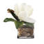 Faux Flowering Branch in Glass Jar
