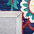 Blossom Hand Tufted Wool/Cotton Oriental Rug in Red/Navy/Blue-1594841476