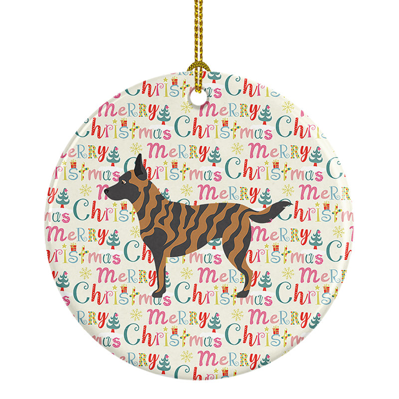 2.8'' Ceramic Animals Hanging Figurine Ornament