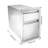 Dionise 13x20.5x21" Pull-out Kitchen Drawers Stainless Steel