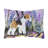 Fox Terrier Outdoor Reversible Throw Pillow