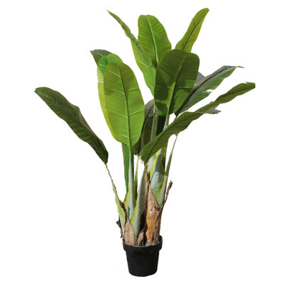 Annistyn 120cm Faux Banana Tree in Pot