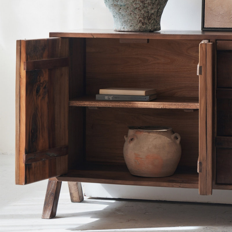 Buffet de restaurant rétro, 30.71" H x 72.83" W x 17.72" D