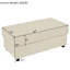 Velours côtelé en U beige avec rangement, 2 repose-pieds, 4 sièges, siège profond, porte-gobelets et porte-téléphone-615935093-615935094-615935095