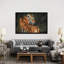 «Tiger at Night», impression sur toile-33109908-72416582-72416583