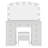 Makeup Vanity With 10 Hollywood Bulbs, 3 Color Lighting Modes, Classic Dressing Table With Cushioned Stool And 9 Storage Drawers For Bedroom, White-1087342510